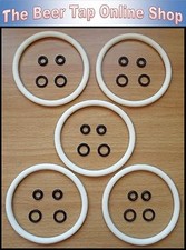 Silicone Keg O ring Cornelius Seal Kit for Ball Lock Corny Beer Kegs - Homebrew