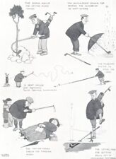 HEATH ROBINSON GOLF CARTOON. Improved golf clubs 1975 old vintage print