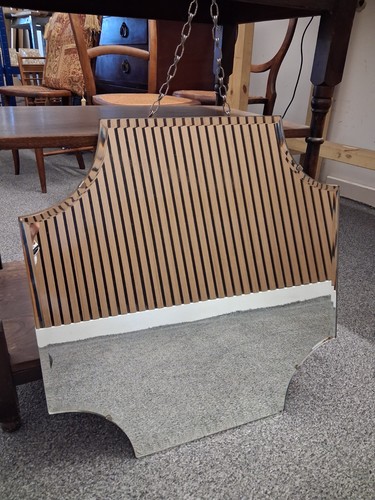 Vintage art deco bevelled edge - bevelled,