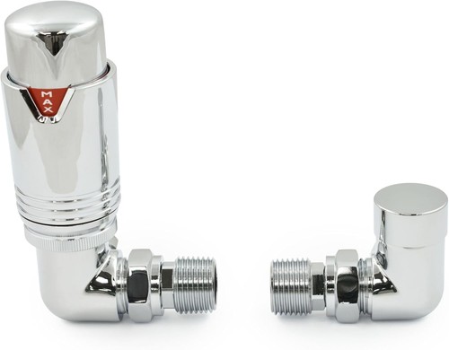 Corner thermostatic towel rail - corner,