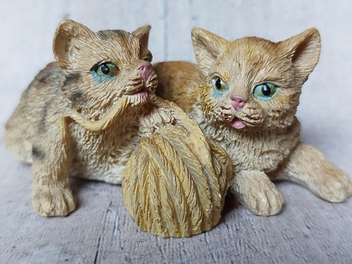 Vintage kittens playing with - with, a