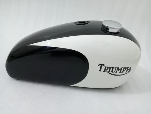 Triumph t140 black white - black,