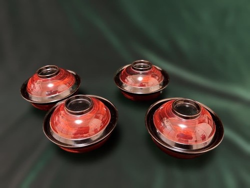 Wajima lacquered wooden bowl - lacquered,