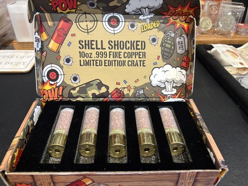 Shell shocked 10oz - .999, fine