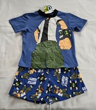 Cartoon Network Ben 10 Boys Blue Printed 2 Piece Pyjama Set Size 3 New
