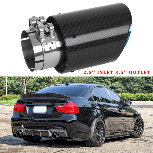 Carbon fiber exhaust - 2.5"in,