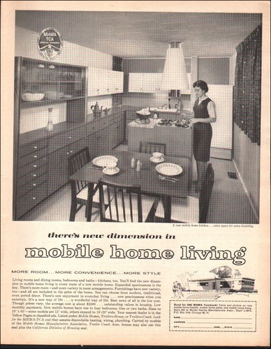 1963 vintage mobile homes - vintage, ad