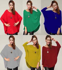 Stylish Womens Loose Batwing