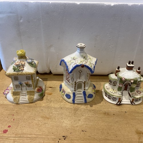 Coalport cottages set 3 - coalport, of