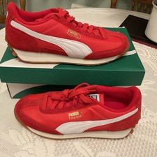 Puma Easy Rider Vintage trainers size 5 uk, 38 euro Red & White 399028-01