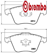 FRONT BRAKE PADS SET P 10 012