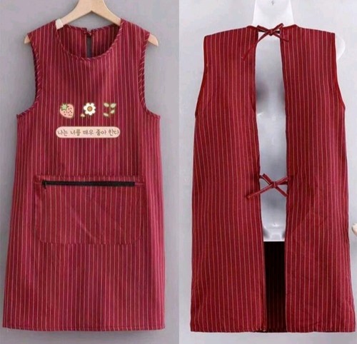 Women cotton smock apron - women's,