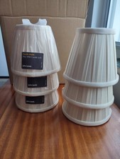 Silk Lampshades x 6 John Lewis