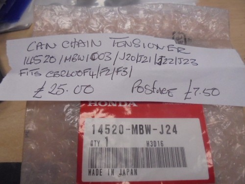 Honda cbr600f2 cam chain - honda,