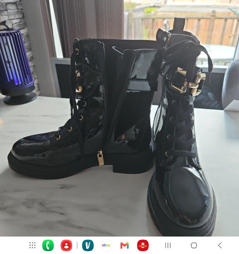 River island black patent - black,