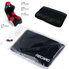 1PCS Recaro Black Lumbar Tuning Pad For Lumbar Rest Cushion Bucket Racing Seat