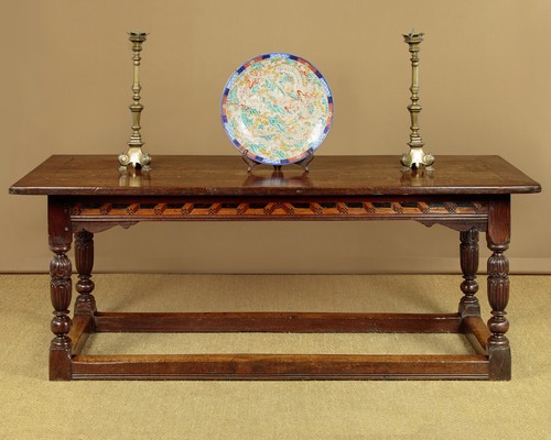 Antique 17th oak - oak, serving