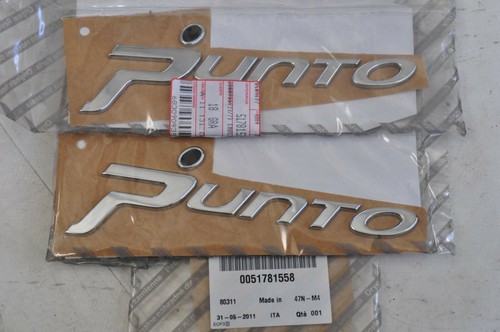 Fiat punto lettring black - 1,