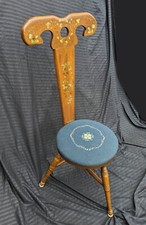 Vintage Antique Old 3 Leg Wood
