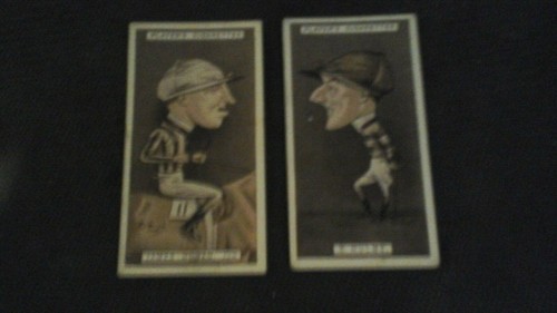 Player racing caricatures - player's.,