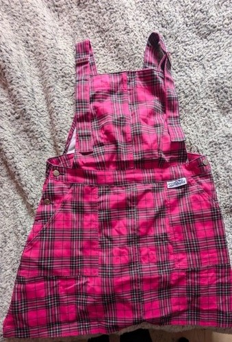 Jambats pink tartan pinafore - tartan,