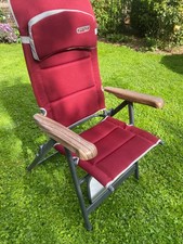 Pair ( 2x) Quest Elite Bordeaux Pro Reclining chairs and footrests