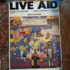Original Live Aid poster July