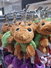 Lil Peepers Small brown headed Turtle Plush Toy Keyring 9cm New with Tags