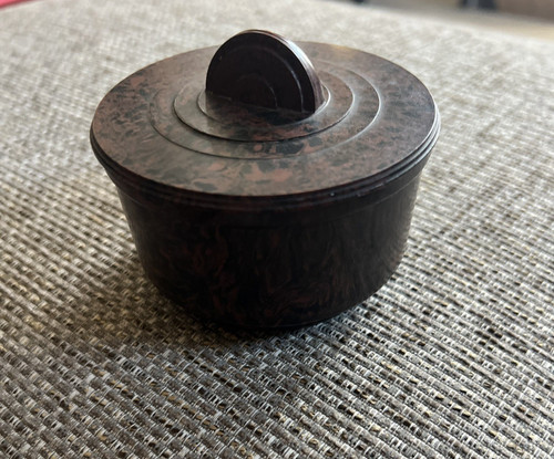 Art deco bakelite - bakelite, lidded