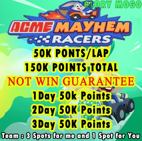 Tycoon acme mayhem racers - acme,