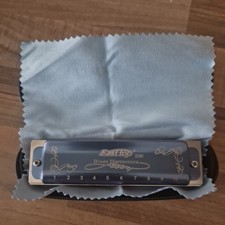 East Top Blues Harmonica in C,10 Holes Blues Harp Mouth Organ Diatonic (i)