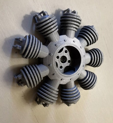 Radial engine cylinder dummy - radial,
