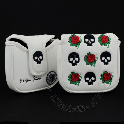 Skull rose head cover - rose,