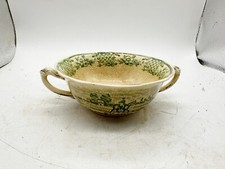 VINTAGE FOX HUNT HUNTING CUP ROYAL VENTON WARE GREEN