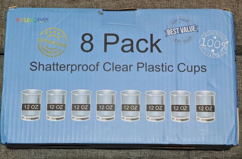 Youngever shatterproof 12oz - youngever, 8x