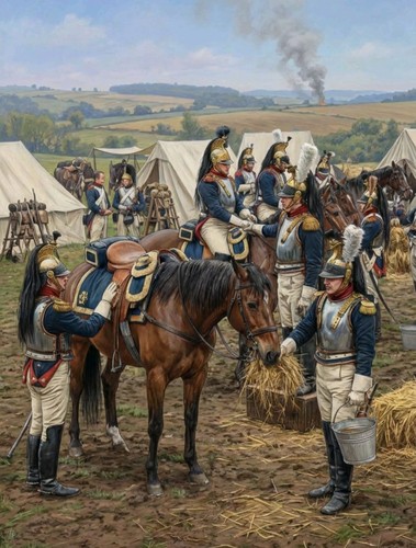Waterloo 1815 cuirassier - waterloo,