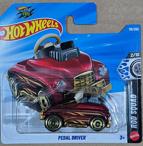 Hot wheels rod squad pedal - rod,