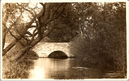 Stone arch bridge cheshire - arch, ma