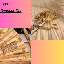 Folding fan hand held silk - fan,