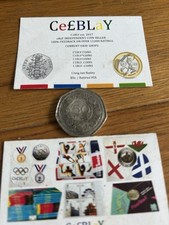 OLD STYLE GIBRALTAR CANDY TUFT FLOWERS 1988 50p COIN CIRCULATED CONDITION