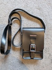 Dr Martens Black Leather Cross body Bag