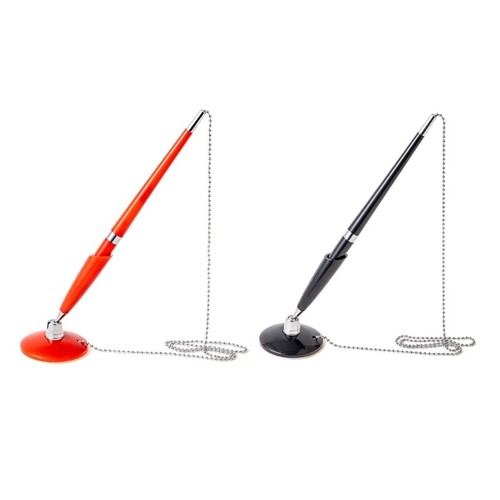 Desk pens with chain for - desk,