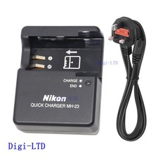 Original Nikon MH-23 Charger For EN-EL9 EN-EL9a Battery D5000 D3000 S6400 D40X 