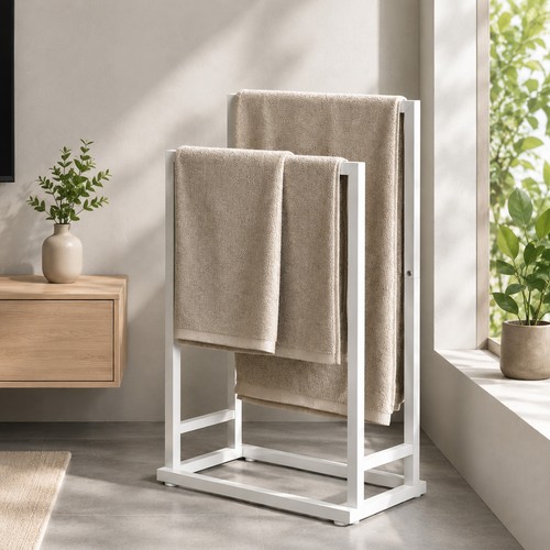 Freestanding towel rack - freestanding,
