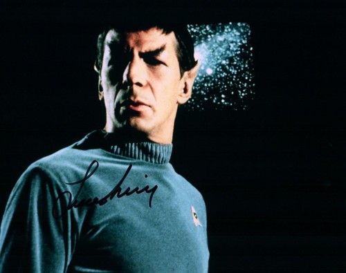 Leonard nimoy signed - leonard,