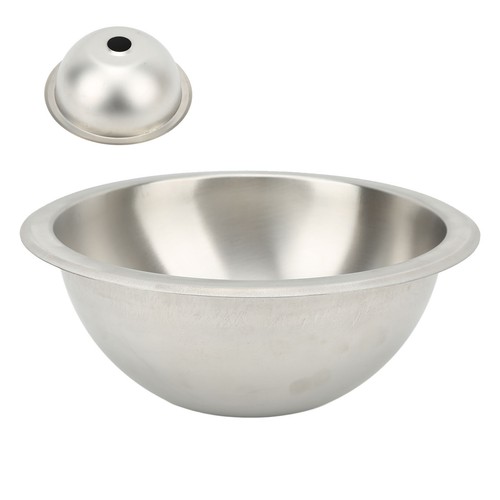 Round stainless steel sink - round,
