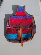 Horse Saddlebag : Leather And