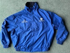 Godolphin Blue Bomber Style Jacket Large Size Horse Racing Newmarket Worn Once