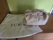 Furla White Leather Top Handle
