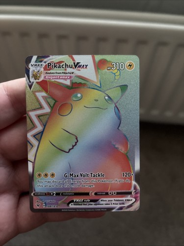 Pikachu vmax 188 185 rainbow - pikachu,
